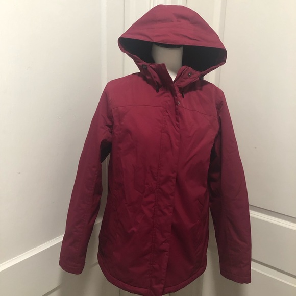 Ll bean ladies fleece lined coat size medium - Picture 1 of 6